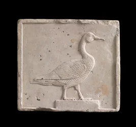 Plaque représentant une oie, XXVIe dynastie ou période saïte, 664-525 av. J.-C. ou plus tard